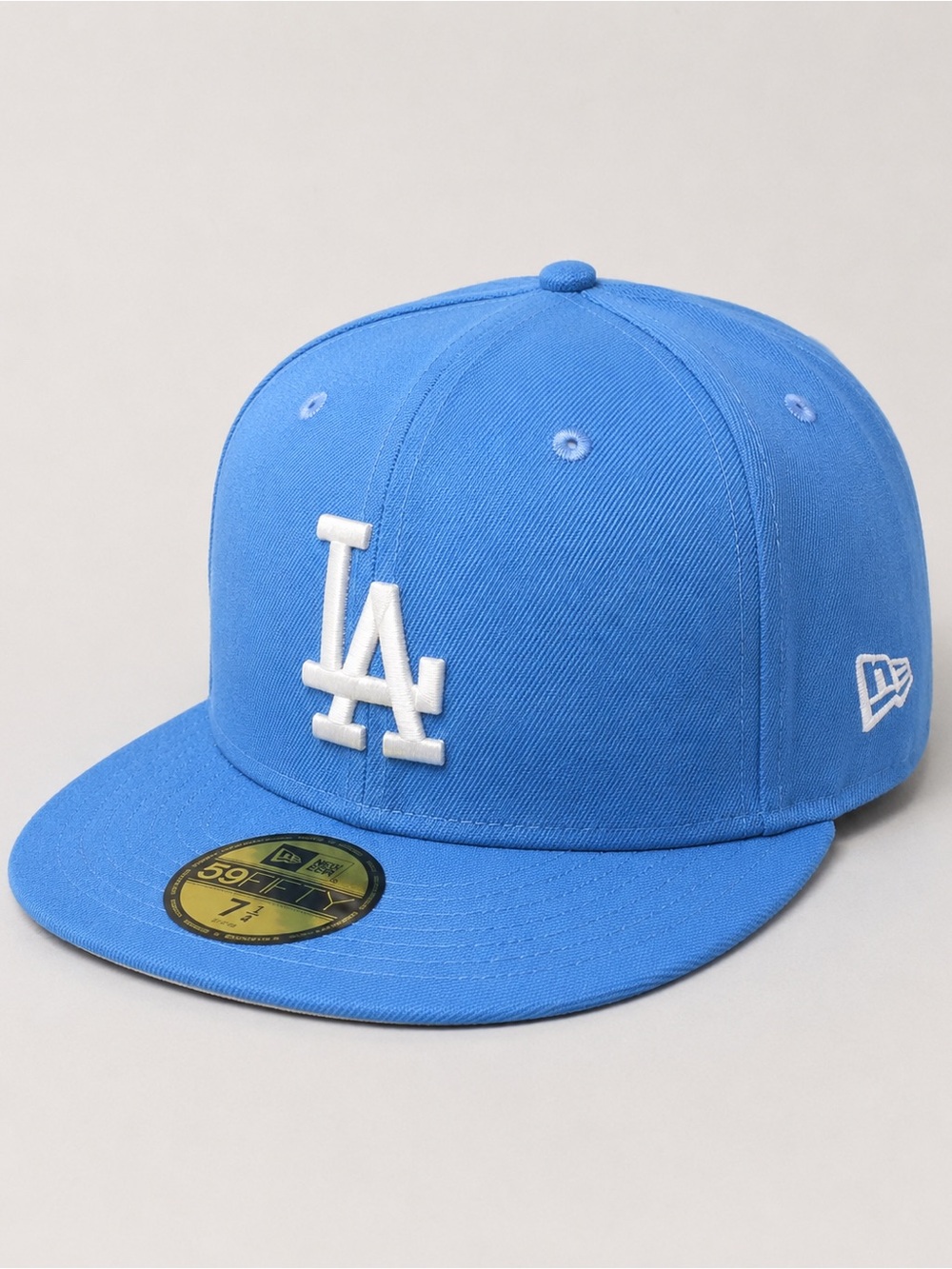 New Era LA Dodgers Snapback Hat in Sky Blue with White Logo